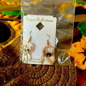 Copper earrings